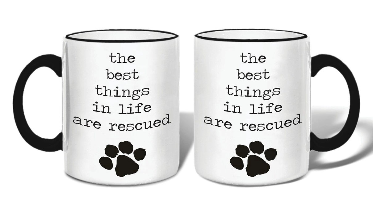 Best things in life are rescued Mug