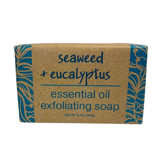 SEAWEED + EUCALYPTUS Essential Oil  Artisan  soaps  8.6oz