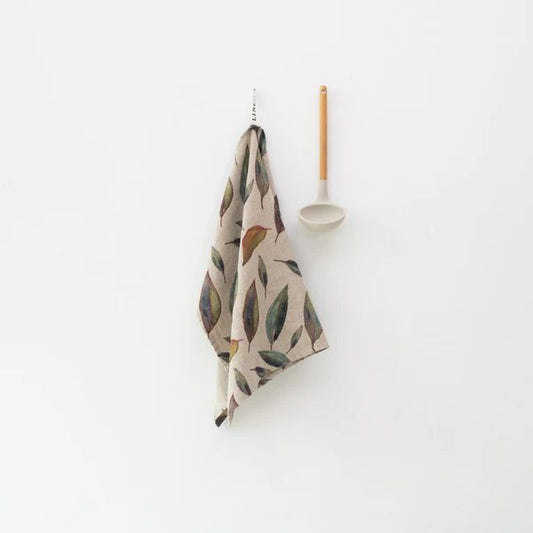 Gold Fall Linen Kitchen Towel